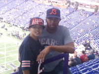 Me and little man at the game