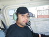 At work getting ready to go up in the helicopter