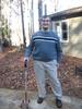 My picture was taken on Thanksgiving of '06 to show my success after a medical snare I caught in March '05.  Shoot me a message if you are curious, but I sincerely apologize if the story behind the cane makes you sad!!