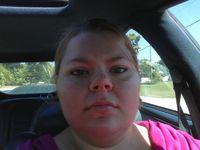 me last week driving to baby sit 'dont worry was at a stop sign when I took this pic' lol



