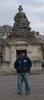 Me out side the Louvre in Paris. Yes, it's nice and cold