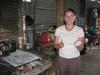 Making tortillas with my host family in Guatemala.