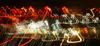 headlight & tail-lights on 316 - abstract