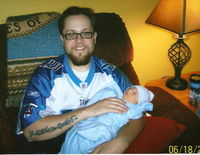 Tristan(my son) and I about 2 years ago after he was born.
