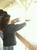 At the shooting range teaching my little sister how to shoot. 