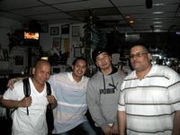 Rick Lee (KMEL, SBC), myself, Mike B (SBC), Big Lou (AfterDark Ent)