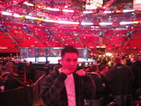 Me in Montreal for the big fight 