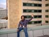 Hippy Dude on the Roof