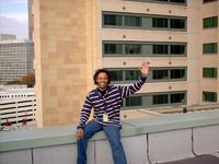 Hippy Dude on the Roof