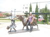 At the Blue Bell Creameries in Brenham, Texas.