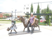 At the Blue Bell Creameries in Brenham, Texas.