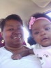 My granddaughter and I snapping it up.