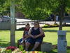 My nephew and I Summer 2011 OK City Bombing Memorial!!