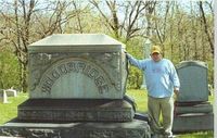 Me at historic grave site...
