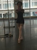 At Joffrey Ballet studio before class