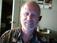 This is a photo of myself in front of my computer.