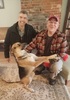 visiting long time good friend in Cleveland Oh during this Thanksgiving holidays - I'm on the right with dog 