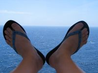 I love looking at life through my flip-flops!!!
