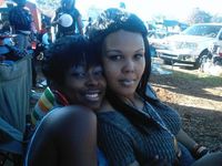 Me n my girl @ a tailgate