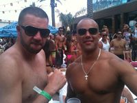 Me and my boy gettin loose at Marquee in Vegas. 
