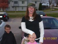 Me and my kids on halloween 2007