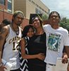 My children DeVante (25 year old), , DaVon (22 year old son) and my 20 year old daughter Daija..picture taken June 1, 2013 when I graduated with my degree in Forensic Photography at WCCCD