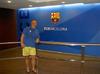 At Camp Nou in Barcelona