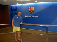 At Camp Nou in Barcelona