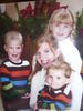 My 2 nephews and niece...sorry the picture is a little distorted on here.