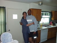 me visiting my military son in 2005