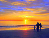 Tybee Island sunrise, New Year's Day