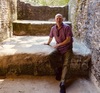 Relaxing in the royal bedchamber, Central Acropolis, Tikal, Guatemala.