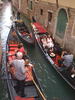 busy canal in Venice
