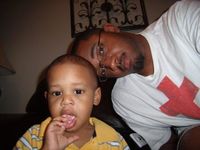 My little cousin and I.