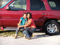 me and my little princess next to our ride 