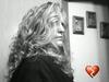 just a shot of my profile with lots of crazy hair in the way,,,, i love blk n wht. pictures