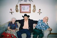 My 103 yr old Grandmother, me, and Johnny