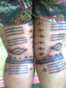 That my traditional tatto girls only my culture it cal malu