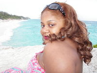 Relaxing in Bermuda on Elbow Beach