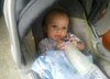 My son he is 4 now but I love this pic of when he was a baby and not so wild lol