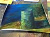 My first painting for intro to painting at Bermuda college 