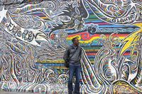 A picture of me at the East Side Gallery, Berlin.