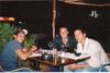 Chillin with Scottie and Brett before a big night out at PACHA, Ibiza! Those were the days.