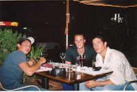 Chillin with Scottie and Brett before a big night out at PACHA, Ibiza! Those were the days.
