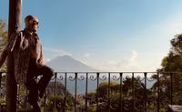 Just me . . .Volcan San Pedro . . . and Lago de Atitlan . . . #223.
