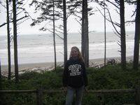 Camping on the coast