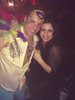 BFF at a Mardi Gras party