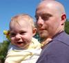My daughter and I, I experimented with going bald...