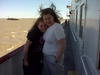with my mom on the ferri spending time with family and friends