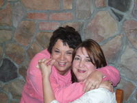Me and Leslie at Olive Garden